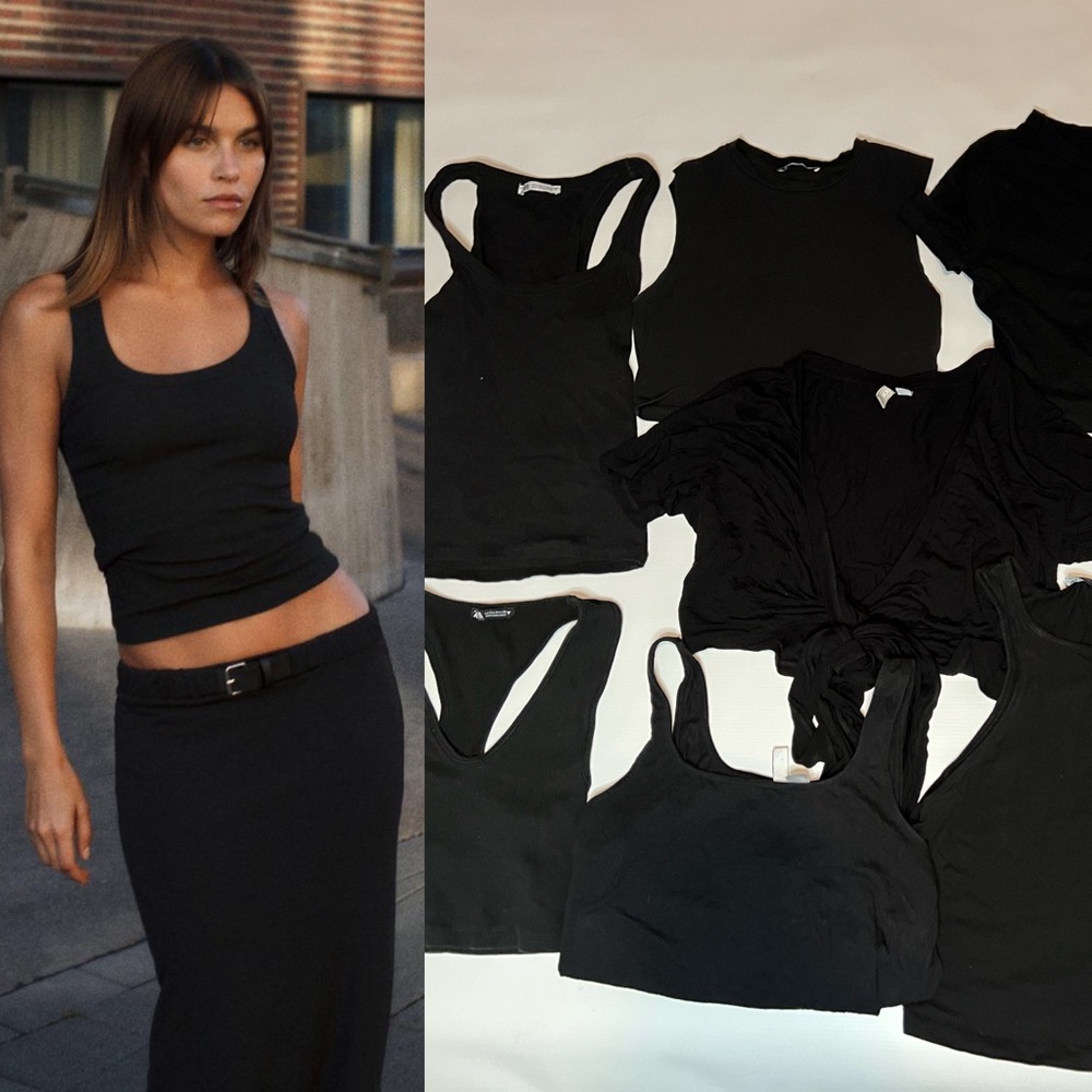 Black Wardrobe 8pc Set